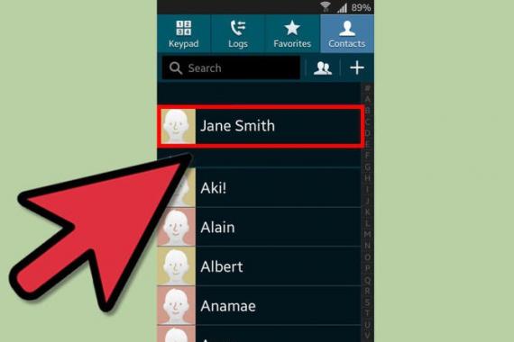 Details on how to delete a contact on Android